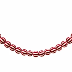 GUIA DE BOLAS DE UNICEL ROJO/BLANCO