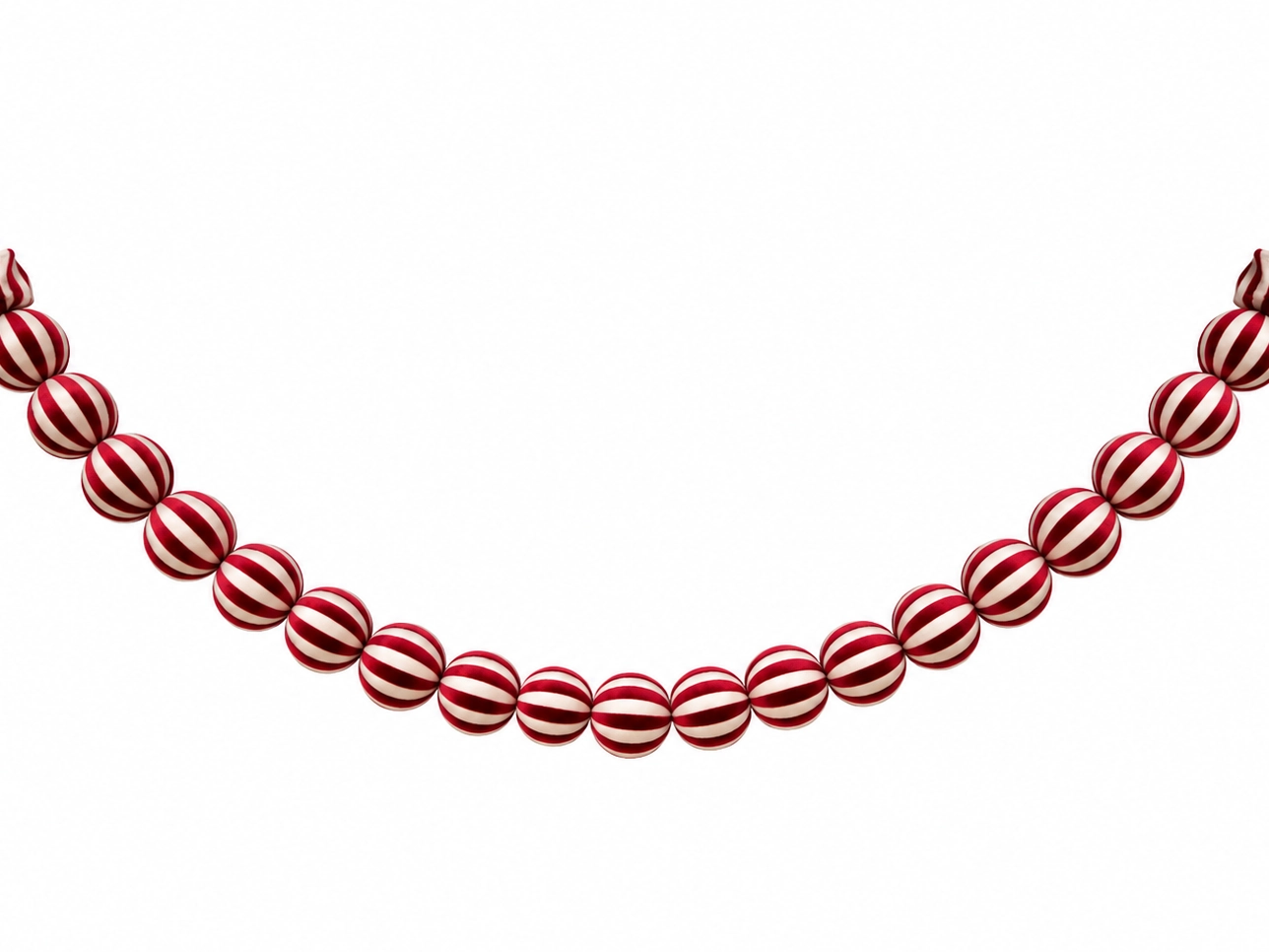 GUIA DE BOLAS DE UNICEL ROJO/BLANCO