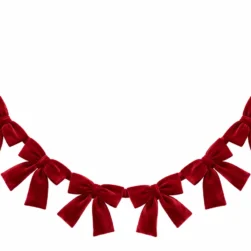 GUIRNALDA DE MOÑOS ROJO