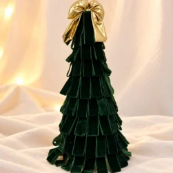 PINO DECORADO TERCIOPELO VERDE