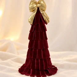 PINO DECORADO TERCIOPELO VINO